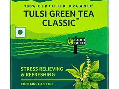 Ceai Tulsi, Busuioc Sfant, cu ceai verde antistres